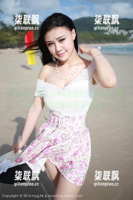 美媛馆 - 透过nova李雅的户外写真，看到了假装优雅的倔强与自由