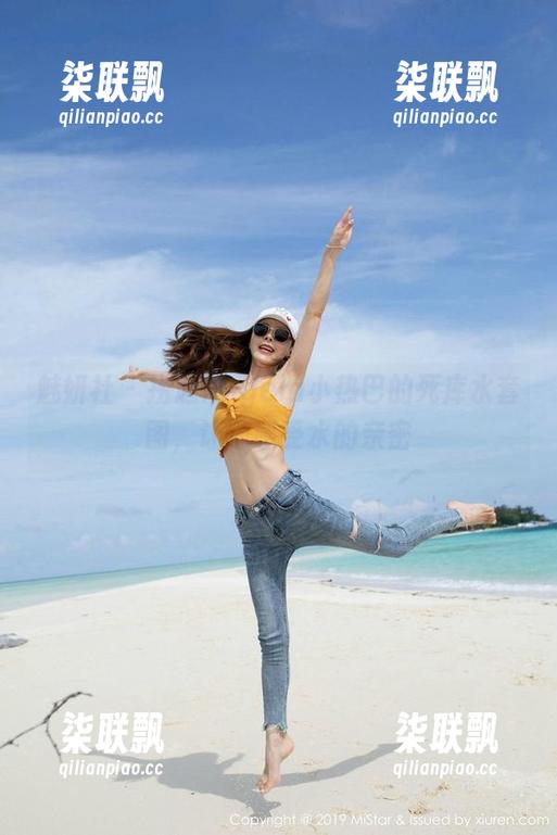 魅妍社 - 捞起Angela小热巴的死库水套图，让你感受水的亲密